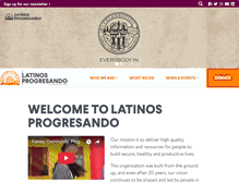 Tablet Screenshot of latinospro.org